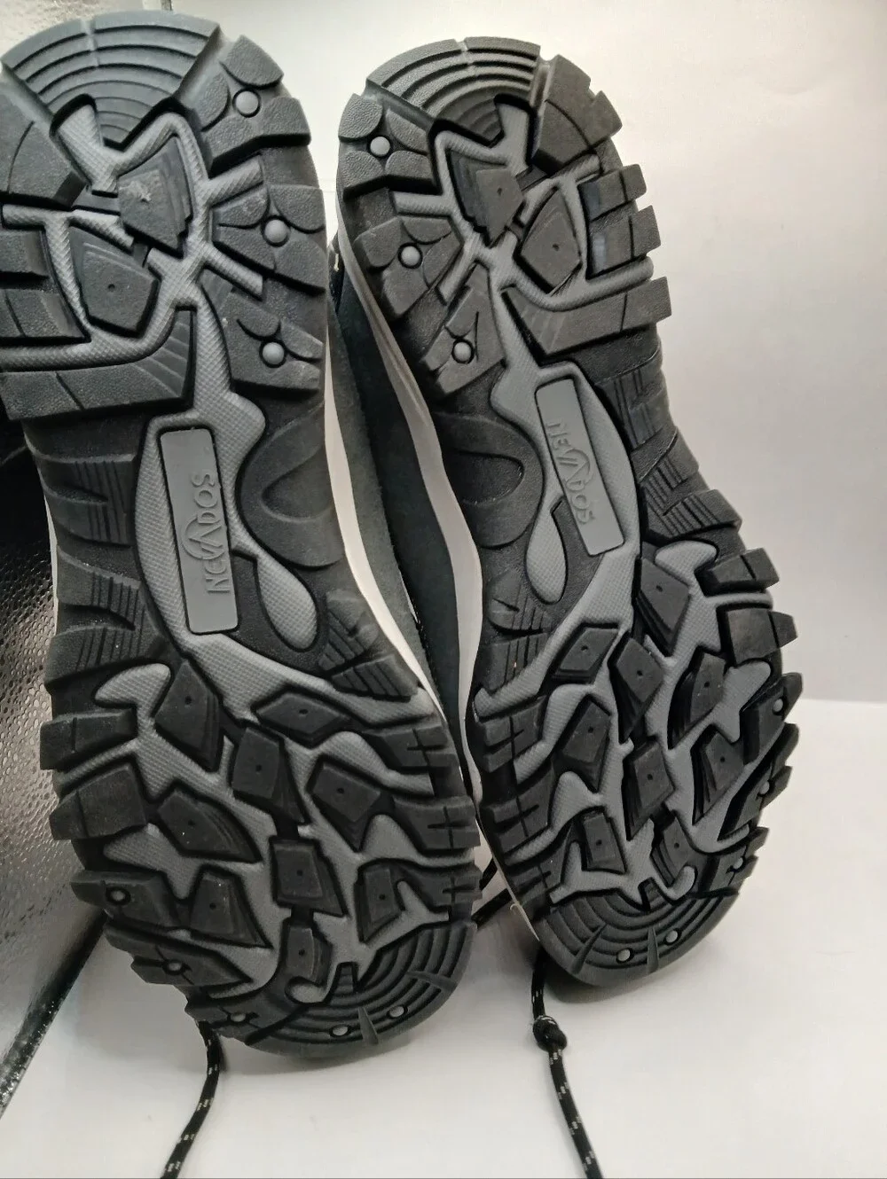 Men's Waterproof Gray Outdoor Boots with Rugged Traction